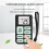 Universal A/C Remote Control with Fluorescent Buttons Air Conditioner Remote Control Easy-to-Use Remote Control Panel B 3