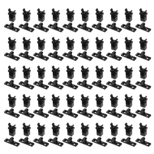 50 Set Push Buckles for Toothpick Boxes and Containers with Sturdy Spring Mechanism and Secure Closure