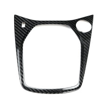 Real Carbon Fiber for Fiesta 2018-2023 Car Gear Shift Panel Cover Trim Decoration Interior Accessories