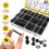 1500PCS M4 Screws with Nuts Assortment Kit, M4 Hex Socket Button & Cap  Bolts Nut and Washers Set for 3D Printer 5