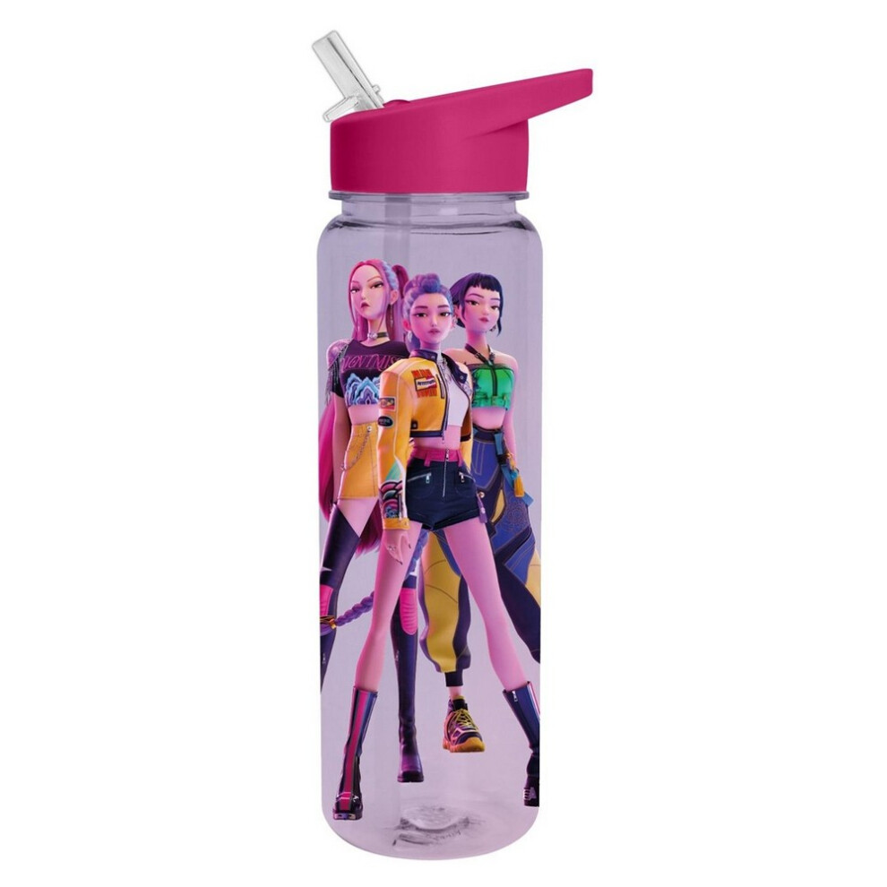 K-Pop Demon Hunters Huntrix Trio Plastic 540Ml Water Bottle
