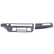 Car Central Control Trim Panel Frame for 2024+ Car Multi-Function Button Trim Panel Wood Grain