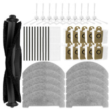 For T10, IMILAB V1 Vacuum Parts Main Side Brush HEPA Filter Mop Cloth Dust Bag Replacement Accessories(41pcs)