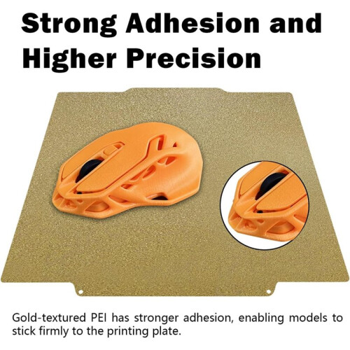 2pcs Double-Sided PEI Plate for Flashforge Creator 5 / 5 Pro Build Plate Printing Bed 3D Printer W/4pcs Silicone Cover 2