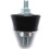 4-Pack Double External Thread Shock-Absorbing Pad Feet Anti-Vibration Buffer Mounts for 1-3P AC Outdoor Unit Brackets 6