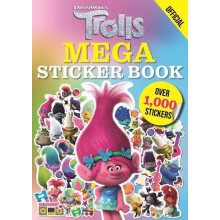 Trolls Mega Sticker Book by Official Trolls Paperback Book