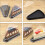 200Pcs Cake Slice Plastic Clear Cupcake Container Cheesecake Box with Blister Box with Black Bottom 7