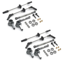 2X Upgrade Steel Gear Bridge Axle Gears for WPL B14 B24 C14 C24 C34 C44 B16 B36 1/16 RC Car Spare Parts Accessories,4WD
