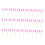 Pink Bunny Ear Cake Toppers Synthetic Durable 30 Pcs 4