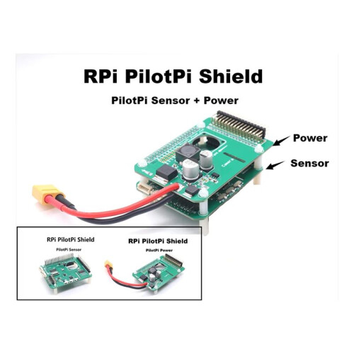 RPi PilotPi Shield Pixhawk Flight Control PX4 Firmware Sensor & Power voor Raspberry Pi 32 Bit Autopilot Copter Plane 1