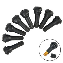 TR413 Snap-In Rubber Tire Valve Caps 10 Pcs