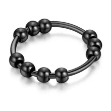 Women's 925 Silver Anxiety Ring for Fidget Relief Size 6-11