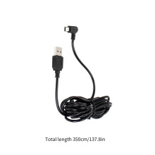 Car Driving Recorder USB Power Cord 3.5 Meters Black