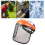 Orange Protective Mower Visor Caps 3