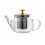 Glass Tea Kettle with Stainless Infuser 400 ml 1