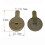 E-Scooter Disc Brake Pads Resin or Copper Base 1 Pair 4