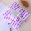 Coral Stripe Bath Towel Set Absorbent Quick-Dry Ultra-Soft 1
