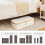 Underbed Storage Box Bamboo Frame 42L Beige 4