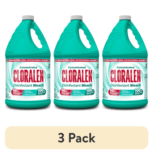 Concentrated Household Cleaning Bleach 121 fl oz 3 Pack
