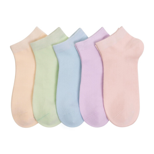 Women's Viscose Bamboo Ankle Socks Low-Cut Thin Lightweight
