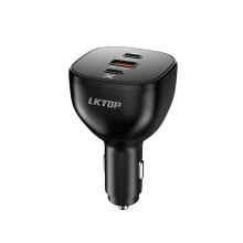 USB-C Car Charger 130W 3-Port PD for DJI Drones