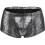 Men's Fishscale Imitation Leather Boxer Briefs 1