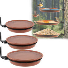 Durable Wall-Mounted Bird Feeder and Bath