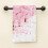Cherry Blossom Hand Towels Soft Spring Pattern 15x30 Inch 2
