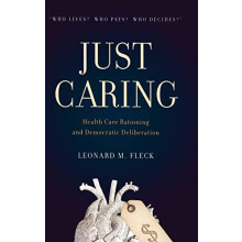 Just Caring by FLECK Hardcover Book