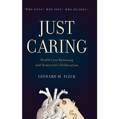 Just Caring by FLECK Hardcover Book