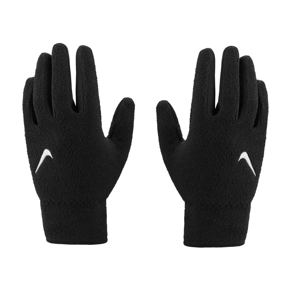 Nike (S, Black) Childrens/Kids One Fleece Therma-Fit Gloves