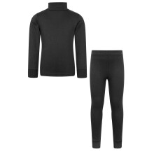 (7-8 Years, Black) Mountain Warehouse Childrens/Kids Meribel Base Layer Set