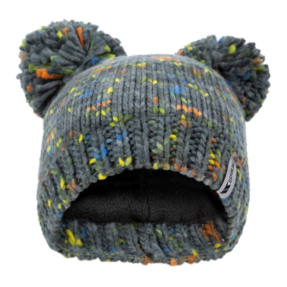 Trespass (2-4 Years, Spruce Green) Childrens/Kids Ted Pom Pom Beanie