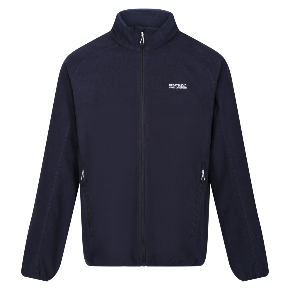 Regatta (L, Navy) Mens Hadfield Full Zip Fleece Jacket
