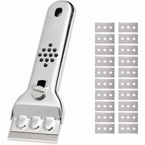 Induction Scraper Stainless Steel with 20 Blades