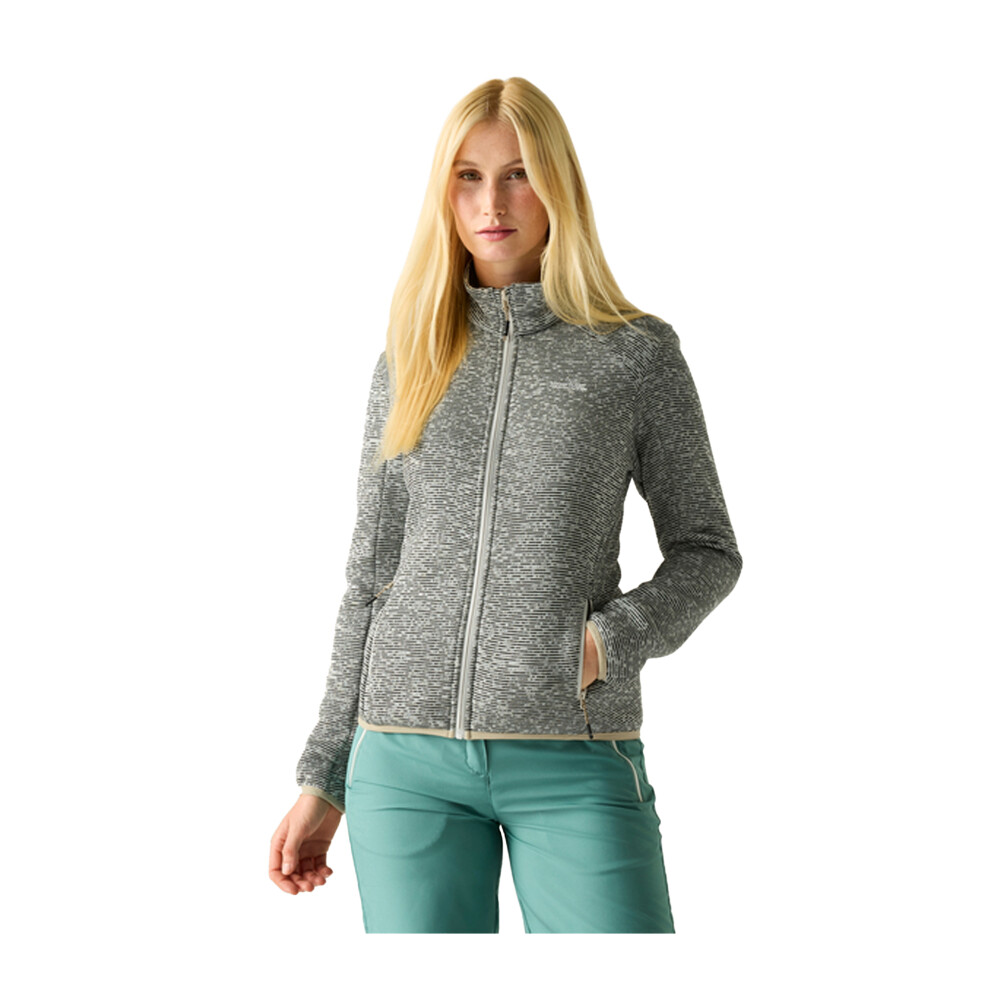 Regatta (16 Uk, Cloud) Womens/Ladies Newhill Full Zip Fleece Jacket