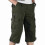 Men's Cargo Combat Three-Quarter Pants Elastic Waist 2