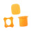 Bottom Rod Sleeve Holder Anti-slip Orange 3