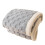 Small Lamb Velvet Sofa Blanket Double Layer Thick Coral 1