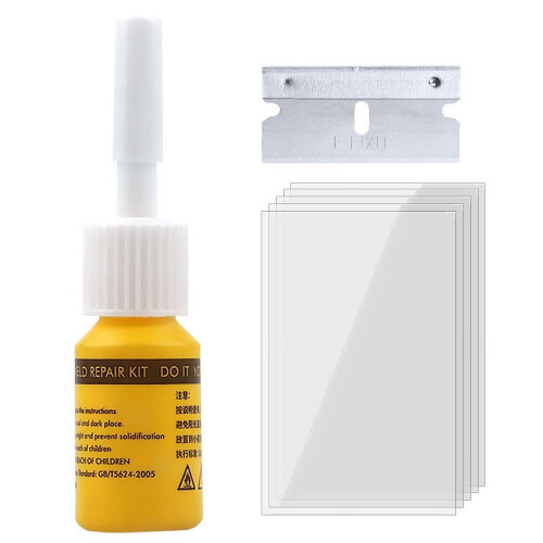 Windshield Repair Kit Clear Resin for Chips and Cracks