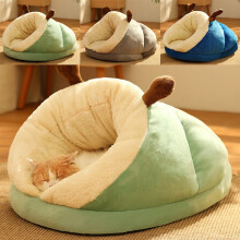 Cat Bed Slipper-Shaped Self-Warming Semi-Enclosed
