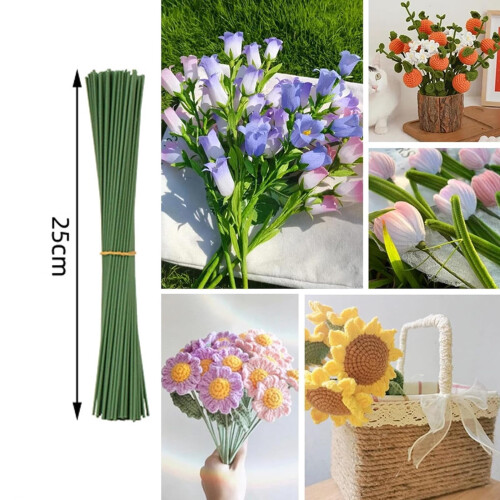Floral Wire Stems for Bouquets and DIY Crafts 2