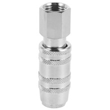 Raindrops Pneumatic Connector Quick Air Coupler Silver