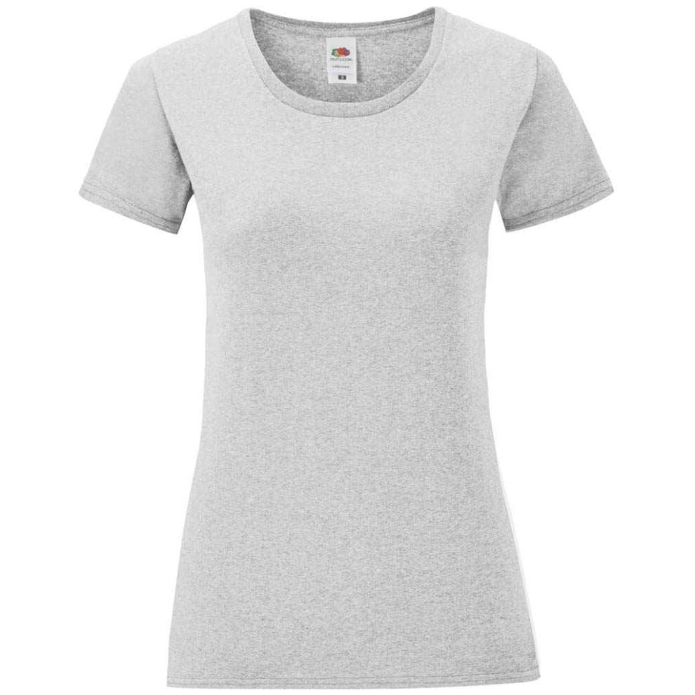 Fruit Of The Loom (M, Athletic Heather) Womens/Ladies Iconic 150 T-Shirt