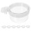 Clear Plastic Bird Feeding Bowls for Parrots 7 pcs 7