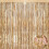 Red Metallic Tinsel Foil Fringe Curtains 4-Pack 3.3x8.3 Ft 8
