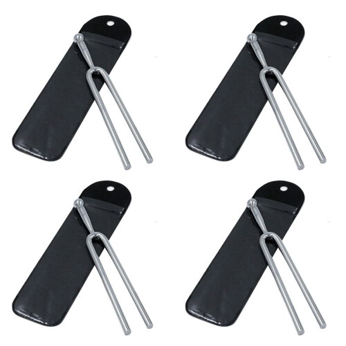 4X Tuning Fork with Soft Shell Case, Standard A 440 Hz