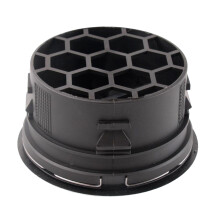 Zwarte auto-interieurverwarming Airconditioning Deflectoren