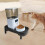 Feeder Stand for Automatic Dog Feeders Black 6