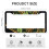 Shamrock Hat License Plate Frames Set 2 Pcs Stainless 3